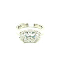 Platinum Emerald Cut Diamond - Kelly Wade Jewelers Store